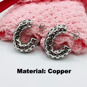 Copper Earring - KE114576-TJG