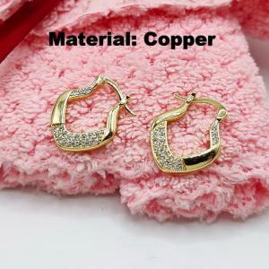 Copper Earring - KE114582-TJG