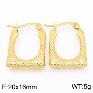 SS Gold-Plating Earring - KE118551-HF