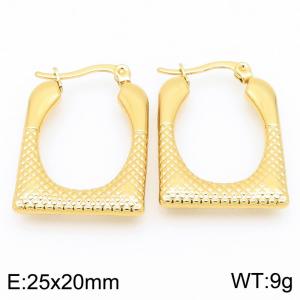 SS Gold-Plating Earring - KE118557-HF