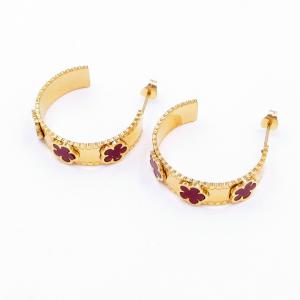 SS Gold-Plating Earring - KE118695-SP