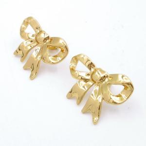 SS Gold-Plating Earring - KE119509-AQ