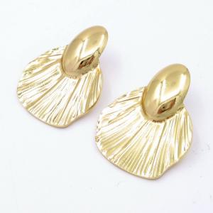 SS Gold-Plating Earring - KE119514-AQ