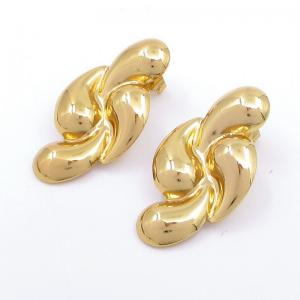 SS Gold-Plating Earring - KE119517-AQ