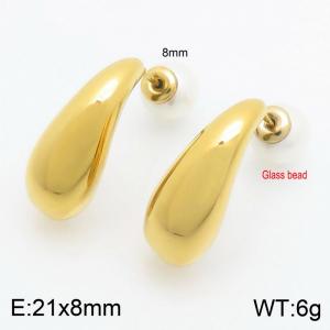 SS Gold-Plating Earring - KE120501-Z
