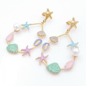 SS Gold-Plating Earring - KE120851-SP