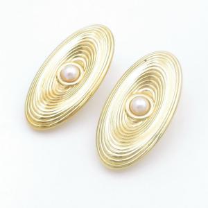 SS Gold-Plating Earring - KE120889-SP