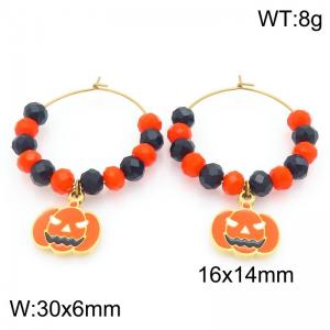 SS Gold-Plating Earring - KE120953-Z