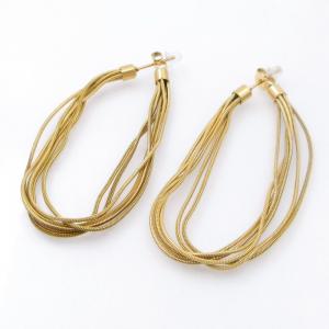 SS Gold-Plating Earring - KE122012-SP