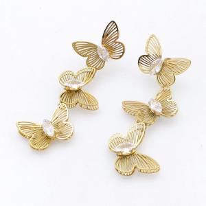 SS Gold-Plating Earring - KE122020-SP