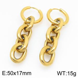 SS Gold-Plating Earring - KE122075-Z