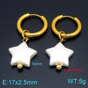 SS Gold-Plating Earring - KE122079-Z
