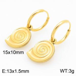 SS Gold-Plating Earring - KE122094-Z
