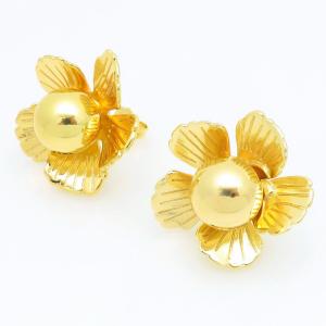 SS Gold-Plating Earring - KE122413-BI