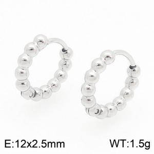 Stainless Steel Earring - KE122510-WM