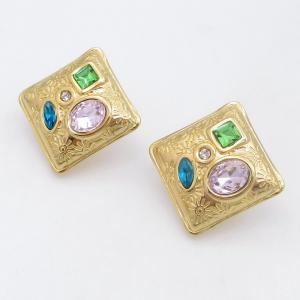 SS Gold-Plating Earring - KE122627-SP