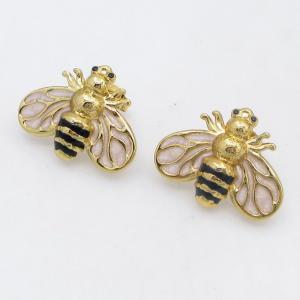 SS Gold-Plating Earring - KE122667-SP