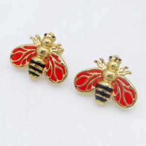 SS Gold-Plating Earring - KE122668-SP