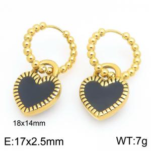 SS Gold-Plating Earring - KE122706-Z