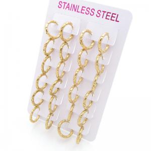SS Gold-Plating Earring - KE122794-XY