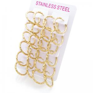 SS Gold-Plating Earring - KE122797-XY
