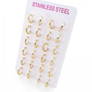 SS Gold-Plating Earring - KE122798-XY