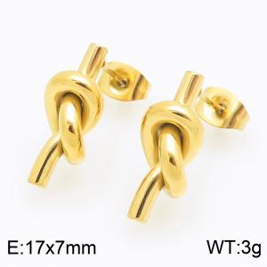 SS Gold-Plating Earring - KE122843-Z