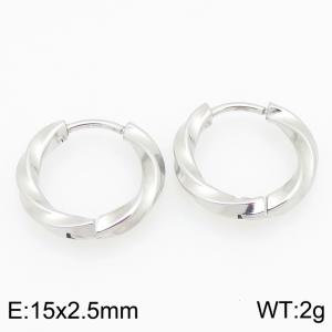 Stainless Steel Earring - KE122850-GC