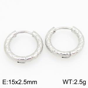 Stainless Steel Earring - KE122858-GC