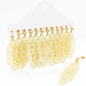SS Gold-Plating Earring - KE122959-TLA