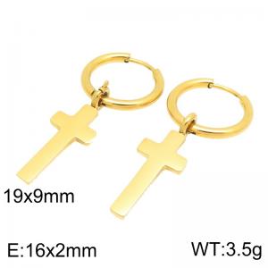 SS Gold-Plating Earring - KE123105-Z