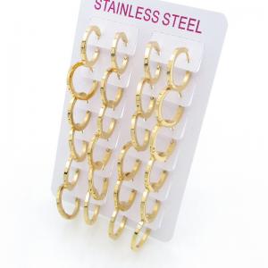 SS Gold-Plating Earring - KE123657-XY