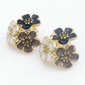 SS Gold-Plating Earring - KE123770-SP