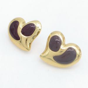SS Gold-Plating Earring - KE123775-SP