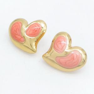 SS Gold-Plating Earring - KE123777-SP