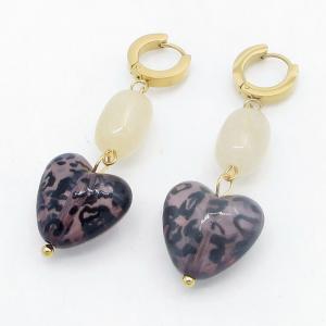SS Gold-Plating Earring - KE123789-SP