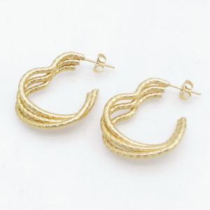 SS Gold-Plating Earring - KE123797-SP