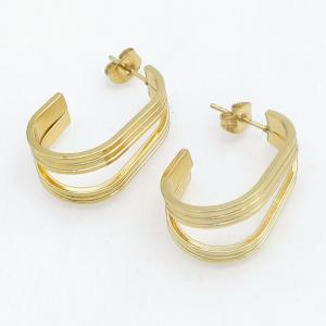 SS Gold-Plating Earring - KE123798-SP