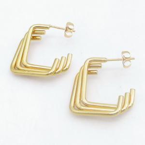 SS Gold-Plating Earring - KE123799-SP