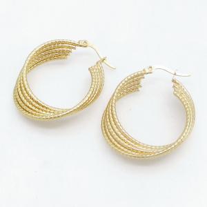 SS Gold-Plating Earring - KE123800-SP