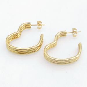 SS Gold-Plating Earring - KE123804-SP