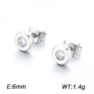 Stainless steel earrings for fashionable jewelry are suitable for daily wear and can be given as gifts to ladies - KE123975-GC
