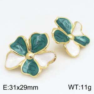 SS Gold-Plating Earring - KE134202-SP