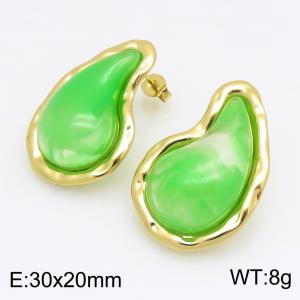 SS Gold-Plating Earring - KE134244-SP