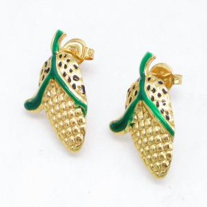 SS Gold-Plating Earring - KE134395-HF