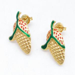 SS Gold-Plating Earring - KE134397-HF