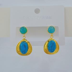 SS Gold-Plating Earring - KE134442-SXSJ