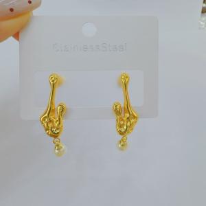 SS Gold-Plating Earring - KE134443-SXSJ