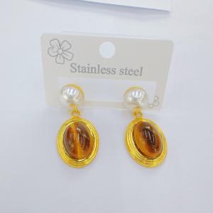 SS Gold-Plating Earring - KE134457-SXSJ