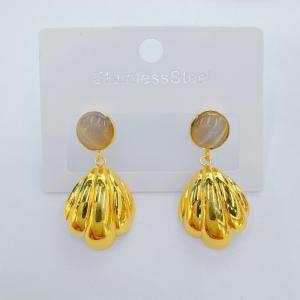 SS Gold-Plating Earring - KE134458-SXSJ